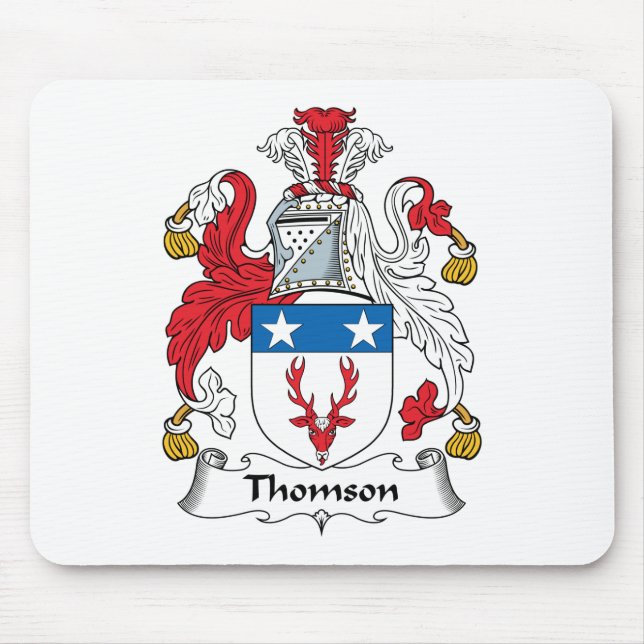 Alfombrilla De Ratón Escudo de la familia de Thomson (Frente)