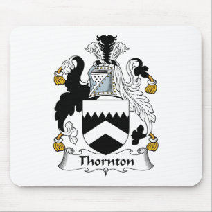 Alfombrilla De Ratón Escudo de la familia de Thornton