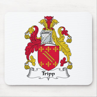 Alfombrilla De Ratón Escudo de la familia de Tripp
