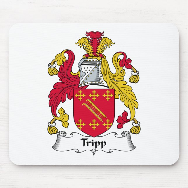 Alfombrilla De Ratón Escudo de la familia de Tripp (Frente)