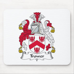 Alfombrilla De Ratón Escudo de la familia de Trower