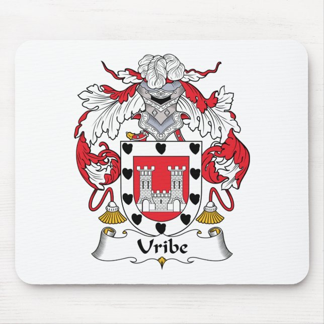 Alfombrilla De Ratón Escudo de la familia de Uribe (Frente)