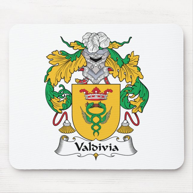 Alfombrilla De Ratón Escudo de la familia de Valdivia (Frente)
