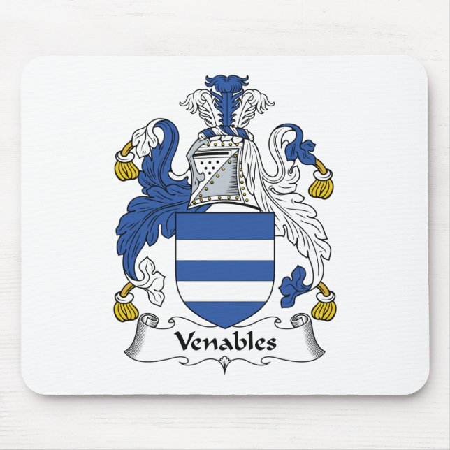 Alfombrilla De Ratón Escudo de la familia de Venables (Frente)