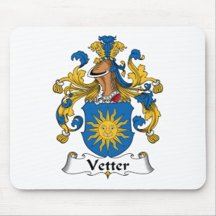 Alfombrilla De Ratón Escudo de la familia de Vetter