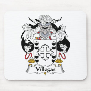Alfombrilla De Ratón Escudo de la familia de Villegas