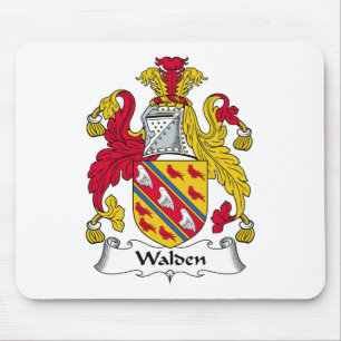 Alfombrilla De Ratón Escudo de la familia de Walden