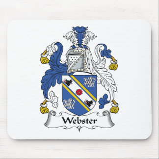 Alfombrilla De Ratón Escudo de la familia de Webster
