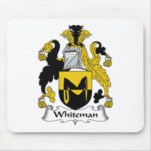 Alfombrilla De Ratón Escudo de la familia de Whiteman