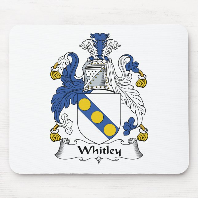 Alfombrilla De Ratón Escudo de la familia de Whitley (Frente)