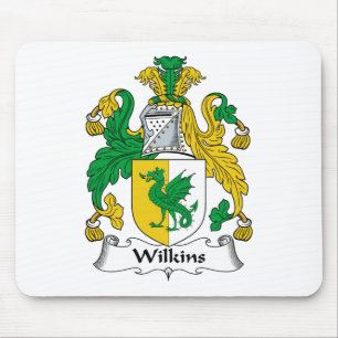 Alfombrilla De Ratón Escudo de la familia de Wilkins