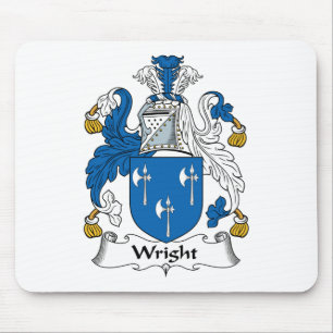 Alfombrilla De Ratón Escudo de la familia de Wright