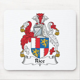 Alfombrilla De Ratón Escudo de la familia del arroz