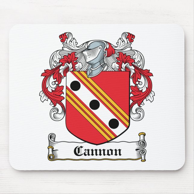 Alfombrilla De Ratón Escudo de la familia del cañón (Frente)