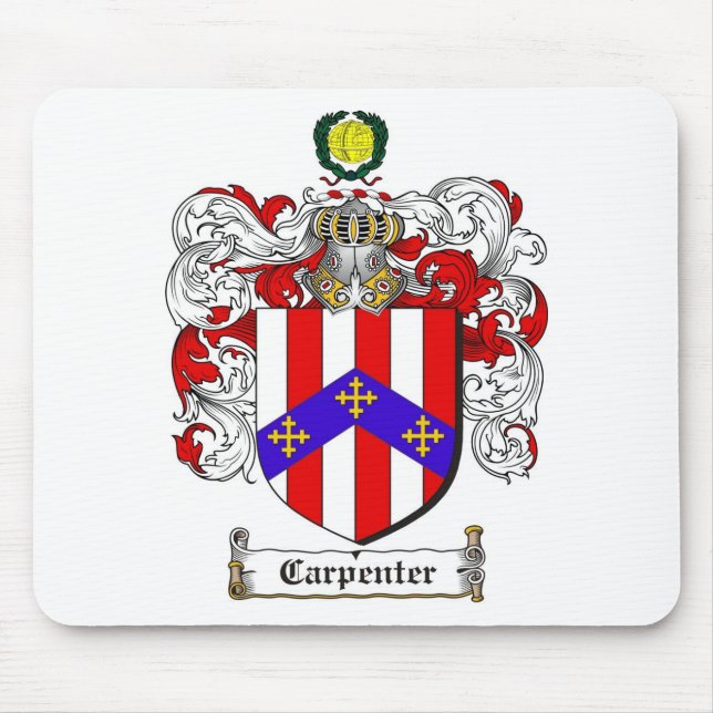 ALFOMBRILLA DE RATÓN ESCUDO DE LA FAMILIA DEL CARPINTERO - ESCUDO DE (Frente)