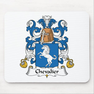 Alfombrilla De Ratón Escudo de la familia del Chevalier