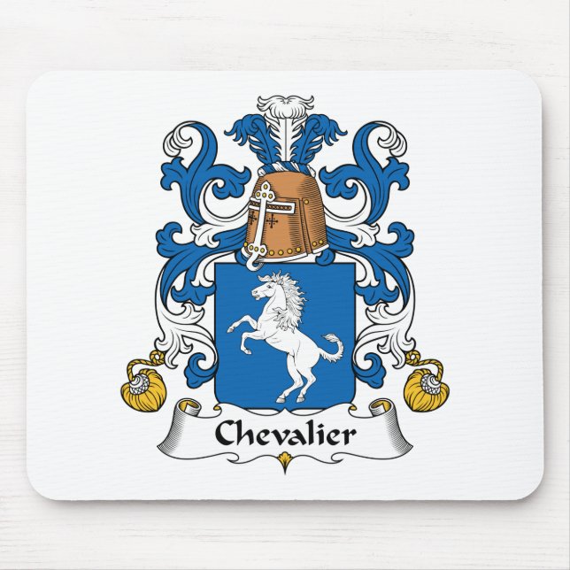 Alfombrilla De Ratón Escudo de la familia del Chevalier (Frente)