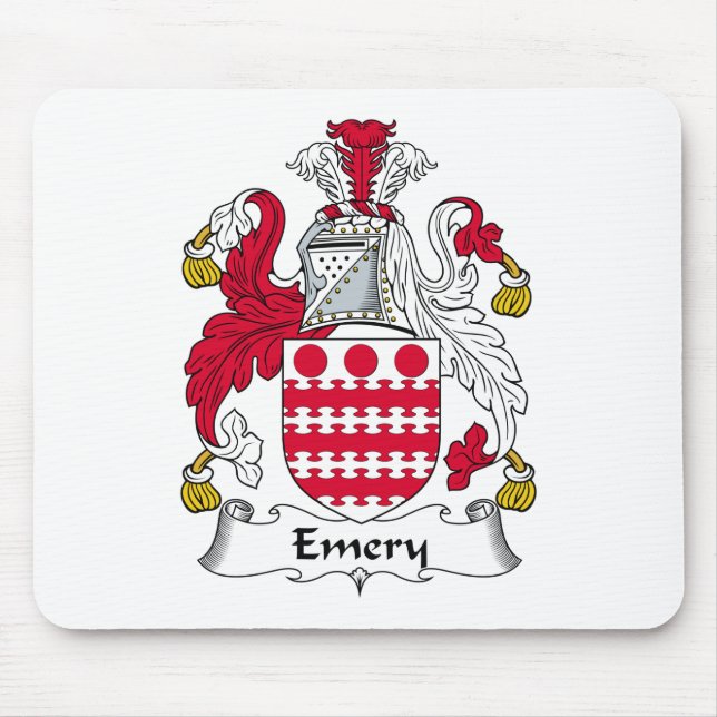 Alfombrilla De Ratón Escudo de la familia del esmeril (Frente)