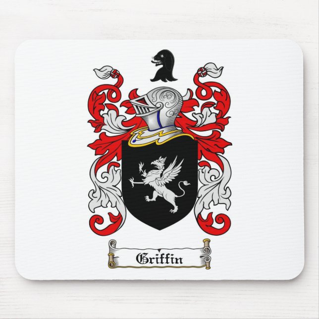 ALFOMBRILLA DE RATÓN ESCUDO DE LA FAMILIA DEL GRIFO - ESCUDO DE ARMAS (Frente)