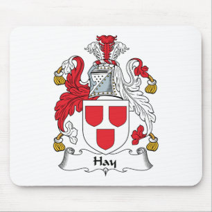 Alfombrilla De Ratón Escudo de la familia del heno