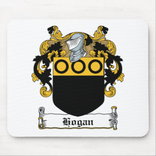 Alfombrilla De Ratón Escudo de la familia del Hogan