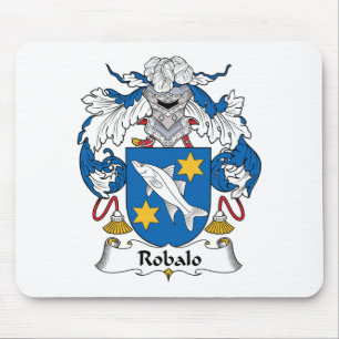 Alfombrilla De Ratón Escudo de la familia del robalo
