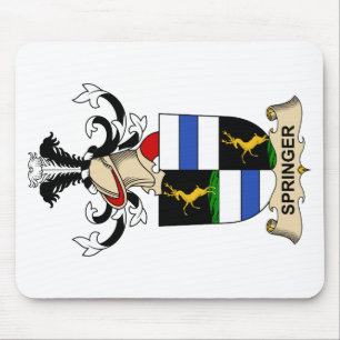 Alfombrilla De Ratón Escudo de la familia del saltador