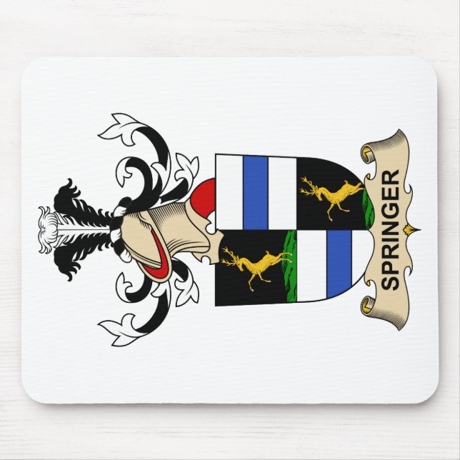 Alfombrilla De Ratón Escudo de la familia del saltador (Frente)