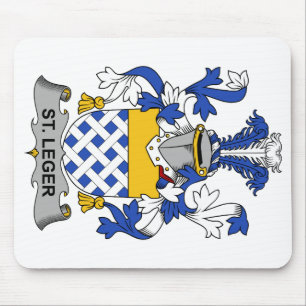 Alfombrilla De Ratón Escudo de la familia del St. Leger