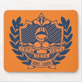 Alfombrilla De Ratón Escudo de la fraternidad de la zeta de la zeta de