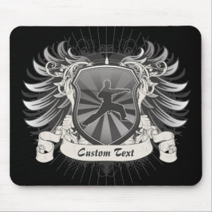 Alfombrilla De Ratón Escudo de los artes marciales