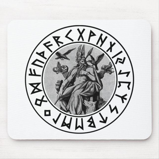 Alfombrilla De Ratón escudo de Odin del mousepad (Frente)