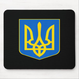 Alfombrilla De Ratón Escudo de Ucrania Emblema ucraniano Símbolo