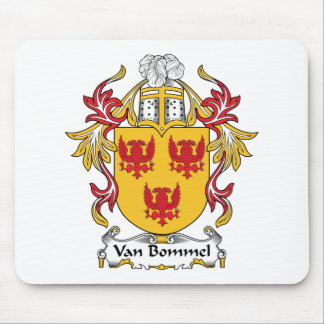 Alfombrilla De Ratón Escudo de Van Bommel Family