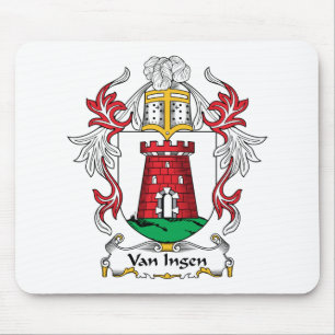Alfombrilla De Ratón Escudo de Van Ingen Family