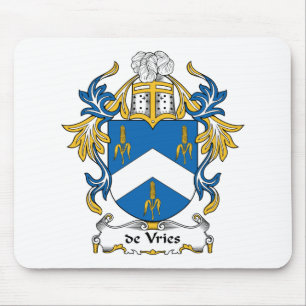 Alfombrilla De Ratón escudo de Vries Family