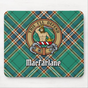 Alfombrilla De Ratón Escudo del clan MacFarlane por la caza antigua de