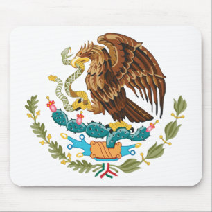 Alfombrilla De Ratón Escudo Nacional de México - emblema mexicano