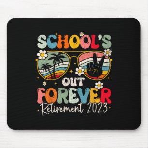 Alfombrilla De Ratón Escuela de Groovy para siempre jubilado
