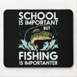 Alfombrilla De Ratón Escuela Importante Pesca Importanter Divertidos Ch