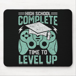 Alfombrilla De Ratón Escuela Tiempo Completo Para Graduar Videojuego