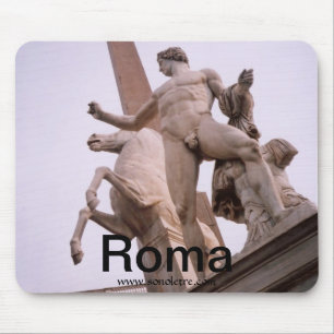 Alfombrilla De Ratón Escultura de Quirinale, Mousepad romaní