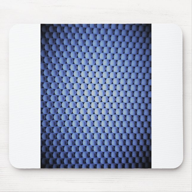 Alfombrilla De Ratón Esferas azules árticas (Frente)