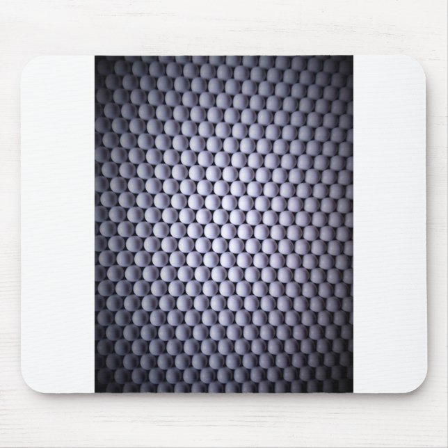 Alfombrilla De Ratón Esferas blancas (Frente)