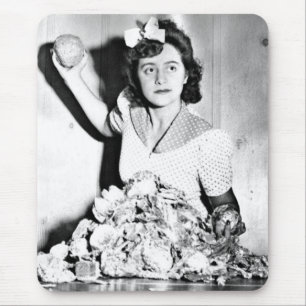 Alfombrilla De Ratón Esfuerzo de la Segunda Guerra Mundial: El frente r