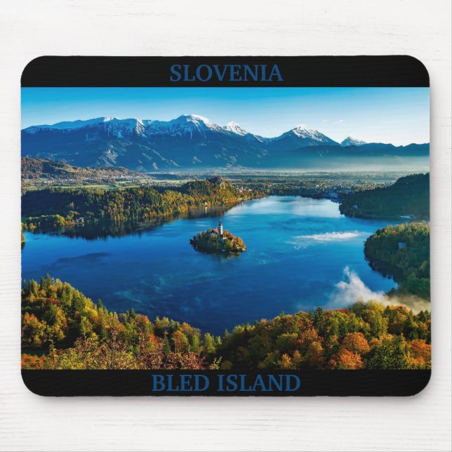 Alfombrilla De Ratón Eslovenia - Lago Bled (Frente)