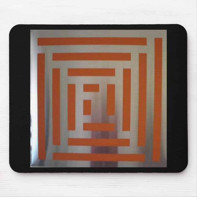 Alfombrilla De Ratón Esmalte en el acero inoxidable (Frente)