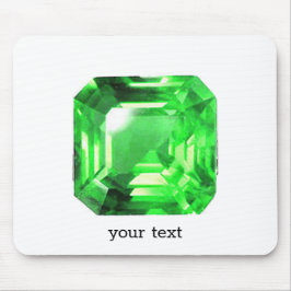 Alfombrilla De Ratón Esmeralda, verde brillante