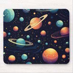 Alfombrilla De Ratón Espacio colorido