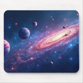 Alfombrilla De Ratón Espacio de galaxia cósmico Mousepad